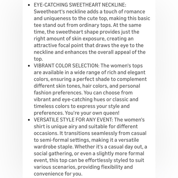 Pumiey Womens Sweetheart Neckline Long Sleeve Top Black Size M - Picture 8 of 8